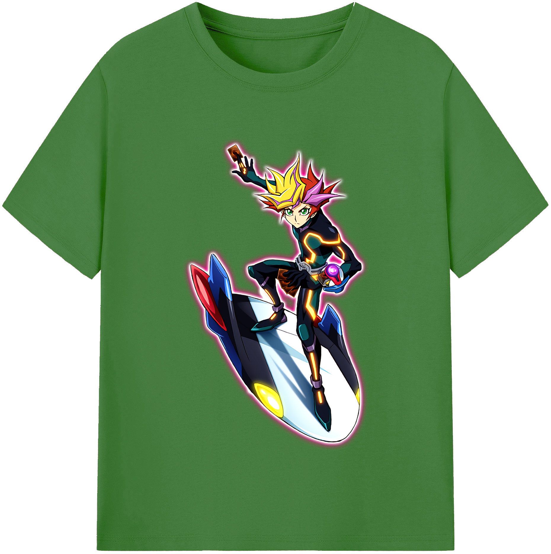 （画像用） 遊☆戯☆王 Yu-Gi-Oh! レディースカジュアルプリントTシャツ（綿100％）